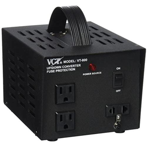 VCT VT-800 Heavy-Duty Voltage Transformer 800 Watt Step Up/Down Converter for 110 Volt - 220V / 240 Volt
