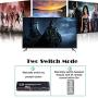 HDMI Matrix Switch 4x2, 4K HDMI Matrix Switcher Splitter 4 in 2 Out Box with EDID Extractor and IR Remote Control Support 4K HDR, HDMI 2.0b, HDCP 2.2, 4K@60Hz, 3D, 1080P