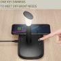 YOVDA Fast Charging Station Dock, 15w Wireless Charger Stand with Night Light, 5-in-1 Qi-Certified Wireless Charger for iPhone 11 Pro/Xs/Xr/8, Samsung, Iwatch 6/Se/5/4/3 and Airpods