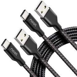 2-Pack 6FT noot products Charger Cable for Google Pixel/XL/5/4a/4/4XL/3a XL/2/2XL/3/3XL Samsung Galaxy S21/S20/S10/S9/Note 10/9 A10e A11 A21 A51 A71-6 feet USB Type C to A Fast Charge Charging Cord