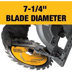 DEWALT FLEXVOLT 60V MAX Circular Saw for Framing, 7-1/4-Inch, Tool Only (DCS577B)