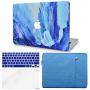 LuvCase 4in1 Laptop Case Compatible with Old MacBook Pro 13'' (CD Drive, 2008-2012) A1278 Hard Shell Cover, Sleeve, Keyboard Cover & Screen Protector (Oil Paint 5)