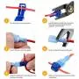 Nilight - 50004R 120 Pcs/60 Pairs Quick Splice Wire Terminals T-Tap Self-stripping with Nylon Fully Insulated Male Quick Disconnects Kit, 2 Years Warranty Nilight - 50004R 120 Pcs/60 Pairs Quick Splice Wire Terminals T-Tap Self-stripping with Nylon Fully Insulated Male Quick Disconnects Kit, 2 Years Warranty