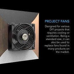 AC Infinity AXIAL 2589, Muffin Fan 10'', 120V AC Ø254mm x 89mm High Speed, for DIY Cooling Ventilation Exhaust Projects