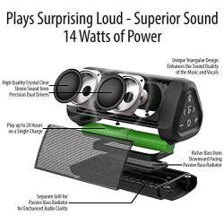 OontZ Angle 3 Ultra (4th Gen) Waterproof 5.0 Bluetooth Speaker, Two Speaker Edition, 14 Watts, Hi-Quality Sound & Bass, 100 Ft Wireless Range, Bluetooth Speakers by Cambridge SoundWorks (Black)