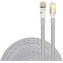 Cat 7 Ethernet Cable, DanYee 1.6FT Nylon CAT7 High Speed Professional Gold Plated Plug STP Wires CAT 7 RJ45 Ethernet Cable 3FT 10FT 15FT 26FT 50FT 66FT 100FT (White 1.6ft)