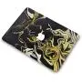 KECC Laptop Case for MacBook Pro 13'' (2021/2020/2019/2018/2017/2016) Plastic Hard Shell Cover A2338 M1 A2289 A2251 A2159 A1989 A1706 A1708 Touch Bar (Black Gold)