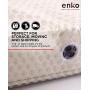 enKo Bubble Cushioning Wrap Roll for Packing Moving Shipping Supplies - (2 Pack, 3/16'', Total: 12'' x 60 ft) - (30''/Roll) Perforated Every 12'' (20 Fragile Sticker Labels Included)