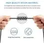UNEN iPhone Charger,MFi Certified Lightning Cable 5Pack(3/3/6/6/10FT)Fast Charging Cable Nylon Braided Compatible iPhone12/11/Pro/X/Xs Max/XR and More