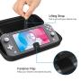 Fintie Carry Case for Nintendo Switch Lite 2019 - [Shockproof] Hard Shell Protective Cover Bag with 15 Game Card/2 Micro SD Card Slots, Inner Pocket for Switch Lite Console & Accessories, Dont Touch