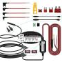 15ft Micro USB & Mini USB Dash Cam & Type-C Hardwire Kit w. Mini(ACS)/LP Mini(ACN)/ATO(ATC or ACU)/Micro2(ACZ) Fuse, Micro to Mini/USB-C Port Adapters & Battery Drain Protection (Mini)