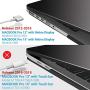 IBENZER MacBook Pro 13 Inch Case 2015 2014 2013 end 2012 A1502 A1425, Hard Shell Case with Keyboard Cover for Old Version Apple Mac Pro Retina 13, Black, R13BK +1 A