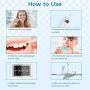 Teeth Whitening Kit with Led Light, Professional Teeth Whitener for Sensitive Teeth, Teeth Tray, Whitening Gel, Custom Tray Case, 15 Min Express Teeth Whitening System