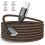 Magnetic iPhone Charging Cable 2Pack 6ft Charger Cord and 4ack Magnet Adapter for Apple iPhone 11/ Xs/Xs Max/XR/X/8/8 Plus/7/7 Plus/6/6s/Plus/SE/5c/5s/5 iPad Air 2/Mini/Max…