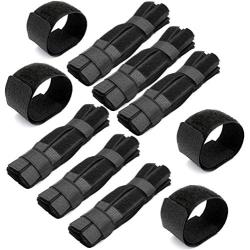 WUWEOT 300 Pack Reusable Cable Ties, Fastening Wire Organizer Cord Rope Holder, 7 Inch Nylon Cable Straps Strips for Computer, Appliance, Electronics Cable Organization (Black)