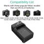 EN-EL14 EN EL14a Battery Charger, LP Charger Compatible with Nikon D3500, D5600, D3300, D5100, D5500, D3100, D3200, D5200, D5300, D3400, DF, Coolpix P7000, P7100, P7700, P7800 Cameras & More