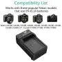 EN-EL14 EN EL14a Battery Charger, LP Charger Compatible with Nikon D3500, D5600, D3300, D5100, D5500, D3100, D3200, D5200, D5300, D3400, DF, Coolpix P7000, P7100, P7700, P7800 Cameras & More