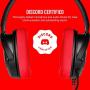 Corsair HS35 - Stereo Gaming Headset - Discord Certified - Memory Foam Earcups - Works with PC, Xbox Series X, Xbox Series S, Xbox One, PS5, PS4, Nintendo Switch and Mobile – Red