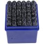 EX ELECTRONIX EXPRESS 36 Pc Steel Metal Letter and Number Stamp Punch Tool Set Kit (78BWSTAMPSET)