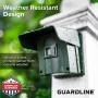 Guardline ¼ Mile Long Range Wireless Driveway Alarm Outdoor Weather Resistant Motion Sensor & Detector- Best DIY Security Alert System- Monitor & Protect Outside Property, Yard, Garage, Gate, Pool