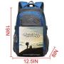 Backpack Bookbag for School College Student Travel Business Hiking Fit Laptop Up to 15.6 Inch