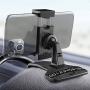 HORDZOOM Car Phone Holder Mount Strong Clip Non-Slip, 360 Degree Rotation Dashboard HUD Phone Holder for Car, Compatible with iPhone Samsung Galaxy LG Nokia Etc