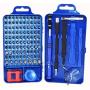 Screwdriver 108 In 1 Screwdriver Set Steel Multi-function Precision Screwdrivers For Repair PC Cellphone Watch Electronic Product Hand Tools - (Color: Blue)