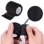 ESKONI Tattoo Grip Cover Wrap - Romlon 6pcs Disposable Cohesive Tattoo Grip Wrap Self Bandage Wrap Elastic Tattoo Grip Tape Tube for Tattoo Machine Tattoo Grip Accessories Sports Tape Cover