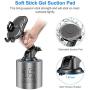 Phone Car Holder Mount - RAXFLY Windshield/Air Vent/Dashboard Cell Car Phone Holder for Car 360 Degree Rotation Universal Suction Mount Stand Compatible with iPhone 11 Samsung S20 Plus All Smartphones