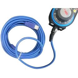 SHINA Upgrade 4 Axis Mach3 5M Wired USB Handwheel Pulse 100PPR Optical Encoder Generator MPG Pendant CNC Control
