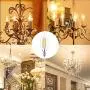 12 Pack Dimmable E12 LED Candelabra Bulb, 40 Watt Equivalent B11 LED Chandelier Light Bulbs, Warm White 2700K, 350 Lumens, Candelabra Base, Home Decorative