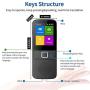 Language Translator Device 137 Languages, Two Way Language Instant and Portable Voice Translator, Offline Real-Time Translator Device with Recording, 1500 mAh Battery