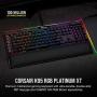 Corsair K95 RGB Platinum XT Mechanical Gaming Keyboard, Backlit RGB LED, Cherry MX RGB Brown, Black