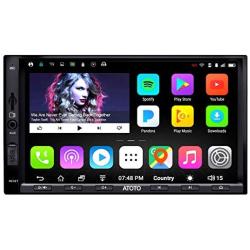 ATOTO A6 Pro A6Y2721PRB Double DIN Android Car Navigation Stereo - Dual Bluetooth w/aptX - Fast Phone Charge/Ultra Preamplifier - in Dash Entertainment Multimedia Radio,WiFi,Support 256G SD &More