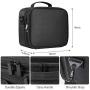 Kootek 2-Layers Travel Makeup Bag, Portable Train Cosmetic Case Organizer with Mirror Shoulder Strap Adjustable Dividers for Cosmetics Makeup Brushes Toiletry Jewelry Digital Accessories