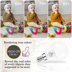 Ceiling Fan Light Bulb E12 LED Bulb 4000K Natural Daylight Candelabra LED bulb 60 Watt Equivalent Hansang Chandelier Light Bulbs A15 Shape Candelabra Base for Ceiling Lights,600LM, Non-Dimmable 6 Pack