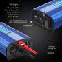 VOLTWORKS 24V Pure Sine Wave Power Inverter 2000W DC 24V to AC 110V 120V and High Power Hardwire Terminal with LCD Display 15ft Remote Controller and 2ft Battery Cables 2.4A USB for RV Car Truck Boat