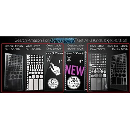 LightDims Variety Pack Get 5 of Our 6 Light Dimming Sheets Products with Minimal Eco Packaging