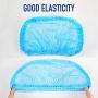 200PCS Hair Caps for Hospital Salon Spa Catering Disposable Bouffant (Hair Net) Caps, Hair Head Cover Net Non-Woven Elastic Hats Rib Bar Cap for Labs, Industry, Food Service