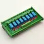Electronics-Salon DIN Rail Mount 8 DPDT Signal Relay Interface Module. (Operating Voltage: DC 24V)