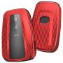 ELOHEI for Toyota Key Fob Cover Premium Soft TPU 360 Degree Protection Key Case Compatible with 2018 2019 2020 Toyota Camry RAV4 Avalon C-HR Prius Corolla Smart Key (Red)