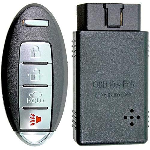 APDTY 00260 Replacement Keyless Entry Remote Key Fob Transmitter w/Auto Programming Tool Fits Select Nissan or Infiniti Models (View Compatibility Chart To Verify Your Specific Model)