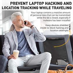 Mission Darkness Non-Window Faraday Bag for Laptops - Device Shielding for Law Enforcement, Military, Executive Privacy, EMP Protection, Travel & Data Security, Anti-Hacking & Anti-Tracking Assurance