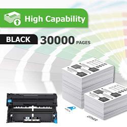 Aztech Compatible Drum Unit Replacement for Brother DR820 DR-820 DR 820 for Brother HL-L6200DW MFC-L5850DW MFC-L5900DW MFC-L6700DW MFC-L5800DW HLL6200DW HL-L5200DW HLL5100DN HLL6300DW (Black, 2-Pack)