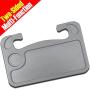 Lightter Steering Wheel Tray, Steering Wheel Desk and Vehicle Seat Mount Notebook Laptop Eating Desk,Car Food Eating Tray,Gray