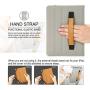 New iPad Mini Case 5th Generation with Pencil Holder - Mini iPad 4 Leather Stand Folio - Wallet Pocket - Handle Strap - Soft TPU B