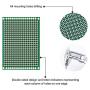 Smraza 100pcs Double Sided PCB Board Kit, Prototype Boards for DIY Soldering and Electronic Project Circuit Boards Compatible with Arduino Kits, 30PCS 40 Pin 2.54mm Male and Female Header Connector