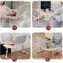 Laptop Desk for Bed, TaoTronics Lap Desks Bed Trays for Eating and Laptops Stand Lap Table, Adjustable Computer Tray for Bed, Foldable Bed Desk for Laptop and Writing in Sofa