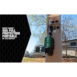 Southwire 34950 Surge Guard - Full Protection Portable with LCD Display, 50A, Black