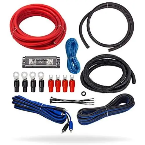 InstallGear 4 Gauge Complete Amp Kit Amplifier Installation Wiring Wire